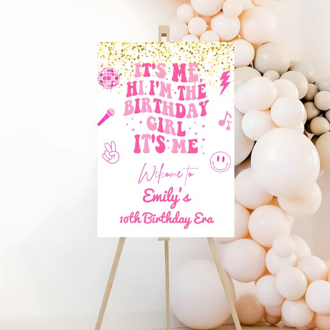 Preppy In my Birthday Era Welcome Sign (Creator Uploaded)