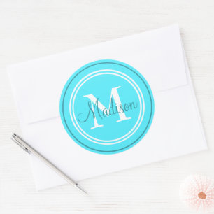 Preppy Initial Monogram/Name Envelope Seal