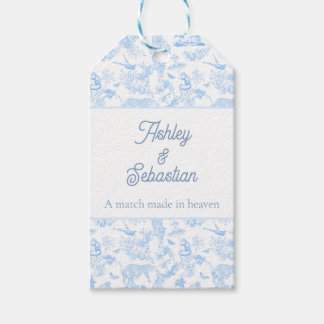 Preppy Jungle Chinoiserie Toile Gift Tags