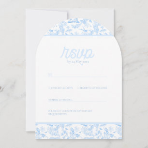 Preppy Jungle Chinoiserie Toile Invitation