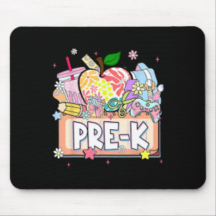 Preppy Kids Pre-k Grad 2025 Preschool Prek Graduat Mouse Pad