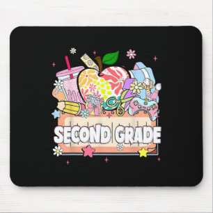 Preppy Kids Second Grade 2025 Preschool 2nd Grade Mouse Pad