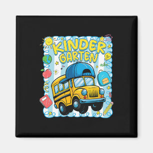 Preppy Kindergarten Back To School Funny School Bu Magnet