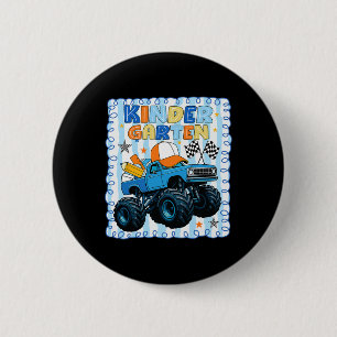 Preppy Kindergarten Back To School Funny Truck For 6 Cm Round Badge