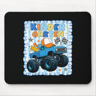 Preppy Kindergarten Back To School Funny Truck For Mouse Pad