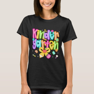 Preppy Kindergarten Back To School Teacher Kinder T-Shirt
