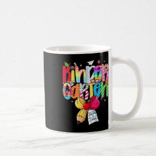 Preppy Kindergarten Dream Team Back To School Teac Coffee Mug