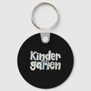 Preppy Kindergarten Teacher Team Bow Back To Schoo Key Ring