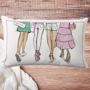 Preppy Ladies Who Mahjong Fashionable Mahjong Lumbar Cushion