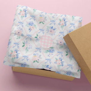 Preppy Light Pink solid colour Tissue Paper