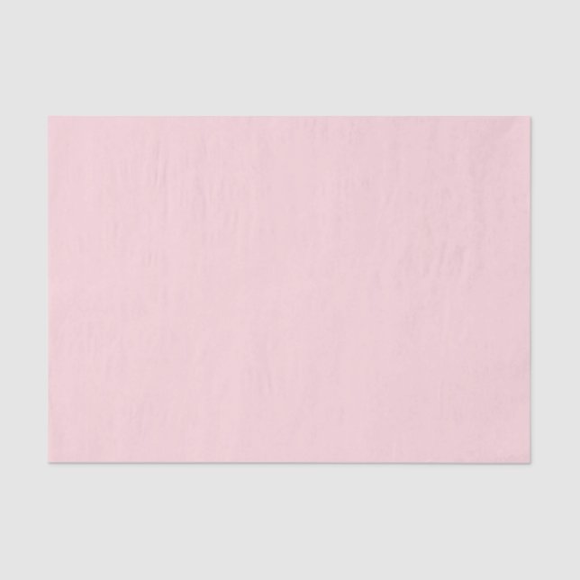 Preppy Light Pink solid colour Tissue Paper (Front)