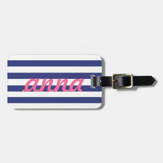 Preppy Luggage Tag