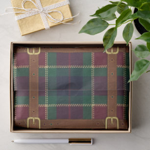 Preppy Lux Christmas Plaid Tissue Paper