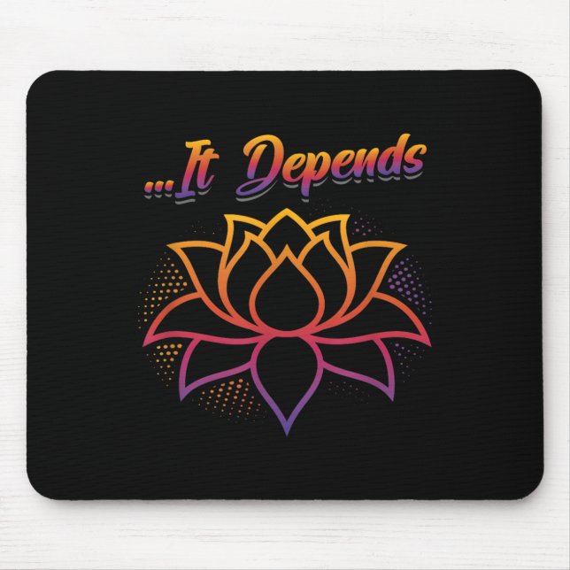 Preppy Merry Christmas Tree Retro Xmas Girls Woman Mouse Pad (Front)