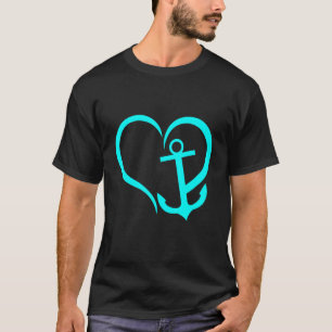 Preppy Nautical Anchor For Sailors Boaters & Yach T-Shirt