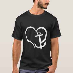 Preppy Nautical Anchor Gifts for Sailors Boaters Y T-Shirt