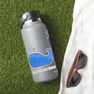 Preppy Nautical Blue Whale Personalised