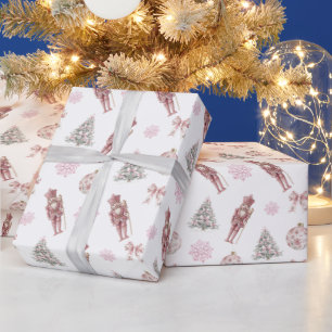 Preppy Nutcracker Christmas Wrapping Paper