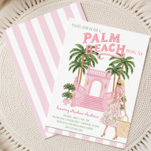Preppy Palm Beach Cabana Bridal Tea or Shower