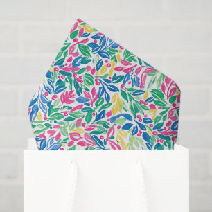 Preppy Palm Beach Christmas Holly Tissue Paper