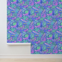 Preppy Palm Beach Lavender Ocean Sealife