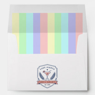 Preppy Pastel Final Fiesta Bachelorette Party Envelope