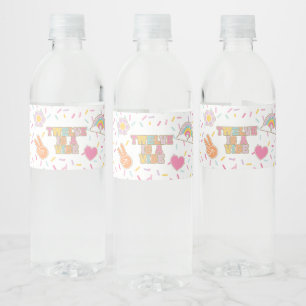 Preppy Patch Twelve is a Vibe 12th Birthday Water Bottle Label
