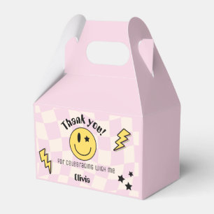 Preppy Patel Pink Y2K Retro Birthday Favour Box