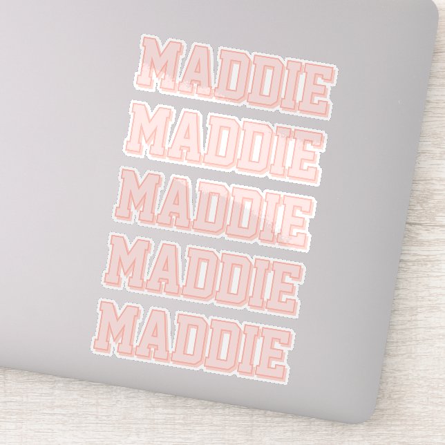 Preppy Peach Name (Detail)