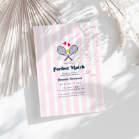Preppy Perfect Match Tennis Bridal Shower