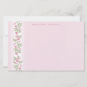 Preppy Personalised floral Stationery