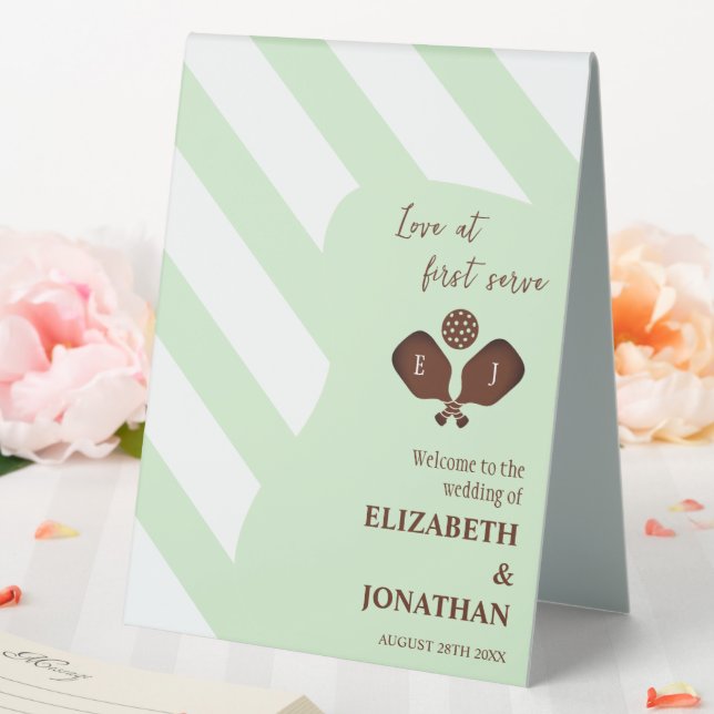 Preppy Pickleball Stripes Wedding (In SItu (Wedding))