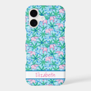 Preppy Pink Elephant Pattern Tropical