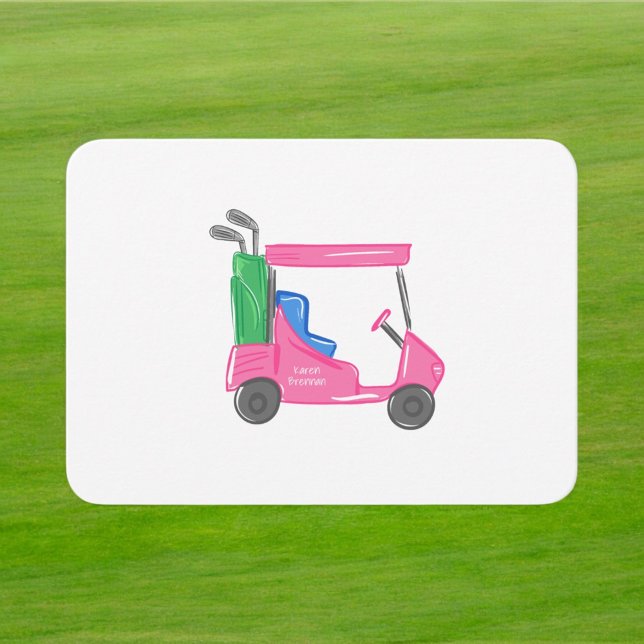 Preppy Pink Golf Cart Custom Card (Creator Uploaded)