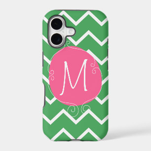 Preppy Pink Green Case -Mate iPhone 5 Mally Mac