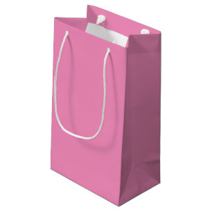 Preppy Pink Mod Retro Solid Timeless Small Gift Bag