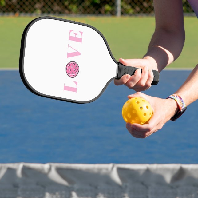 Preppy Pink Pickleball Pink Love Paddle (Insitu)