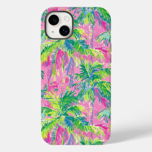 Preppy Pink Tropical  Case-Mate iPhone 14 Plus Case