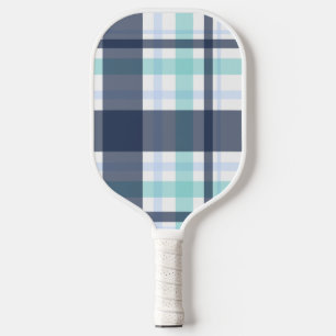 Preppy Plaid –Palm Beach Blue Pickleball Paddle