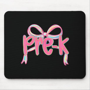 Preppy Pre k Back To School Pre-k Teachers Girls Mouse Pad
