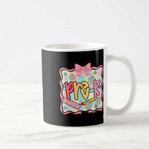 Preppy Preschool Coquette Bow Back To School Teach Coffee Mug