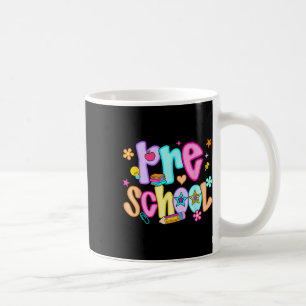 Preppy Preschool Happy First Day Of School Teacher Coffee Mug