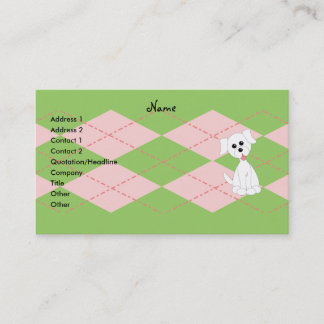 Preppy Puppy Business Card