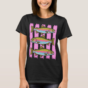 Preppy Rainbow Trout  T-Shirt