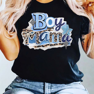 Preppy Ransom Letters Boy Mum Magazine Cutout T-Shirt