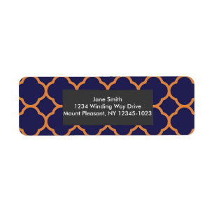 {Preppy} Return Address Labels
