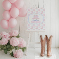 Preppy Rodeo First Birthday Cowgirl Boots