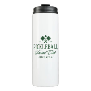 Preppy Social Club Personalised Pickleball Thermal Tumbler