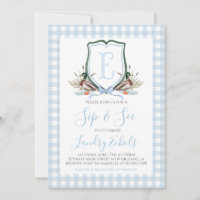 Preppy Southern Blue Boy Duck Baby Sip & See