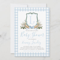 Preppy Southern Blue Boy Pelican Baby Shower
